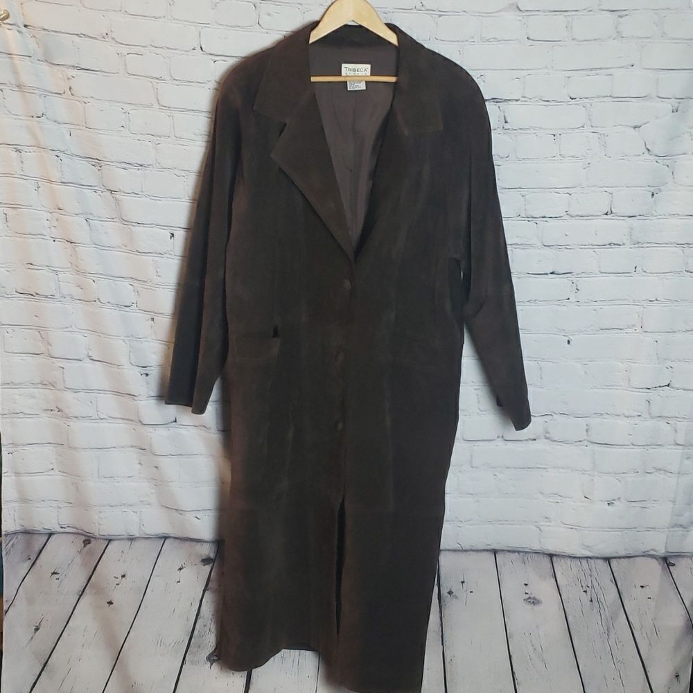Tribeca Studio Kenneth Cole  Brown Leather Jacket